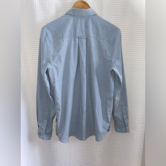 2/49$ Men’s Volcom blue OXFORD STRETCH long sleeves SHIRT size medium - Picture 13 of 16